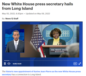 New White House press secretary hails from Long Island video screenshot